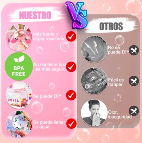5 ROLLOS SOPLAR BURBUJA CINTA DE DOBLE CARA SURTIDOS - 5