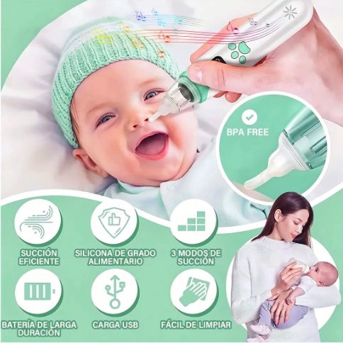 ASPIRADOR NASAL PARA BEBE ELECTRICO - 5