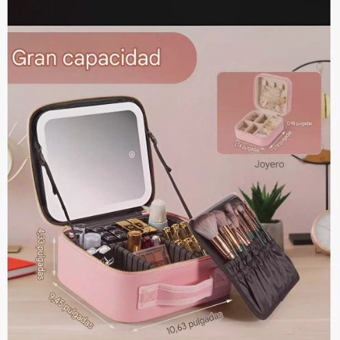 BOLSO DE MAQUILLAJE CON LUZ - 4