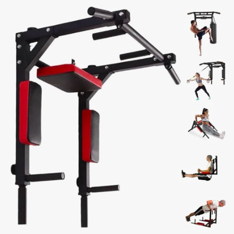BARRA DOMINADAS EJERCICIOS MULTIFUNCIONAL PARED GYM 8 EN 1 - 2