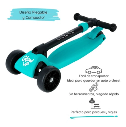 SCOOTER MONOPATIN INFANTIL CON LUCES - 4