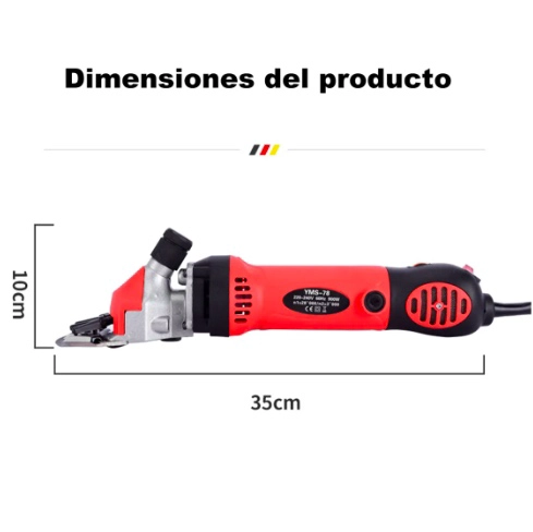 MAQUINA ESQUILADORA ELE CTRICA CORTADORA LANA OVEJAS 900W - 2