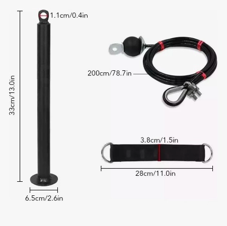 HOME TRICEPS PULLEY SET, POLEA ENTRENAMIENTO GYM - 4