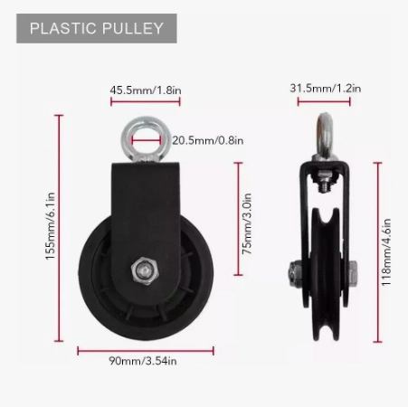 HOME TRICEPS PULLEY SET, POLEA ENTRENAMIENTO GYM - 5