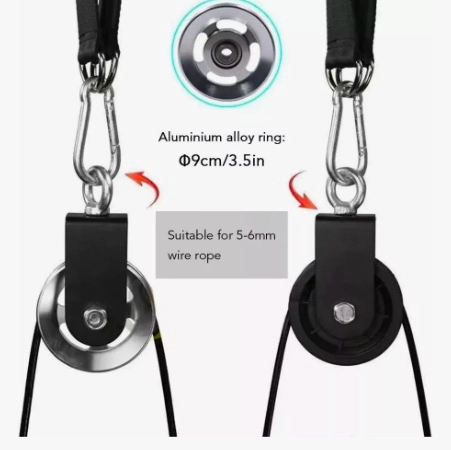 HOME TRICEPS PULLEY SET, POLEA ENTRENAMIENTO GYM - 6
