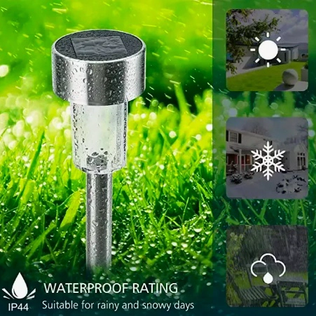 PACK X12 ESTACAS SOLARES PARA JARDIN IMPERMEABLES - 3