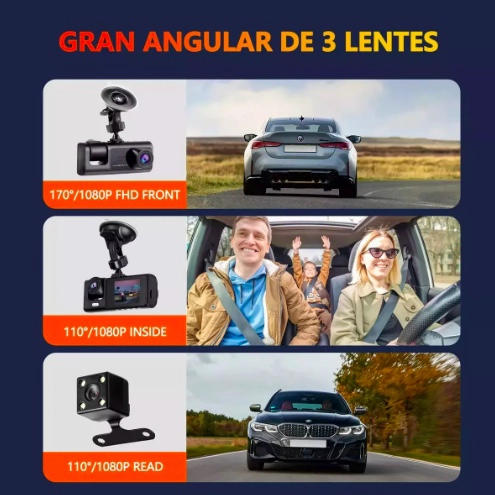 CAMARA PARA AUTO HD 1080P+WIFI - 2