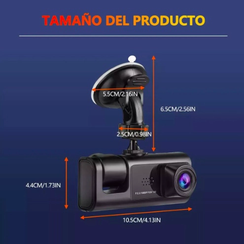 CAMARA PARA AUTO HD 1080P+WIFI - 3