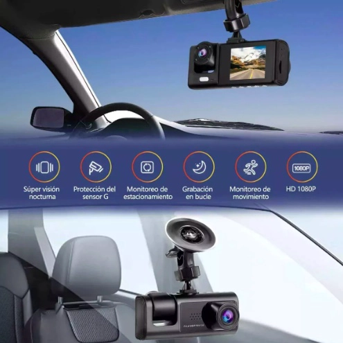 CAMARA PARA AUTO HD 1080P+WIFI - 5