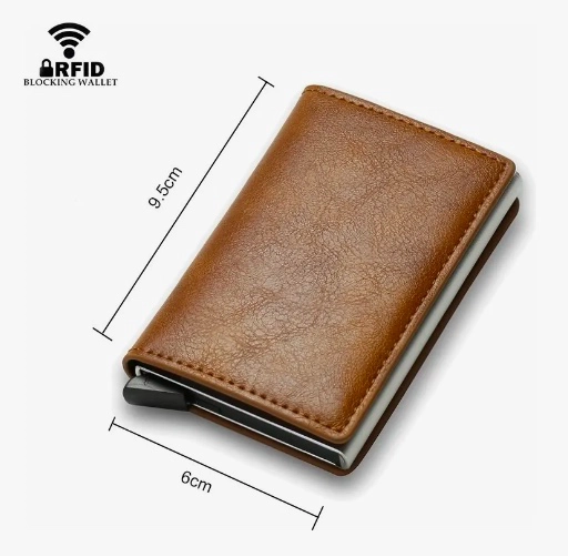 BILLETERA PORTA TARJETAS ANTI ROBO - 2
