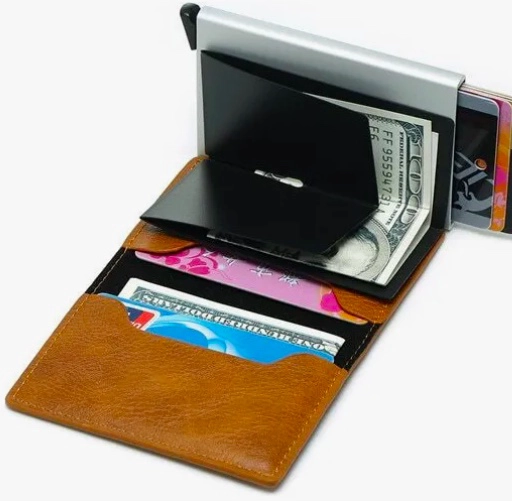 BILLETERA PORTA TARJETAS ANTI ROBO - 3