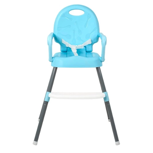 SILLA DE COMER 3 EN 1 PLEGABLE PARA BEBE  AZUL - 1