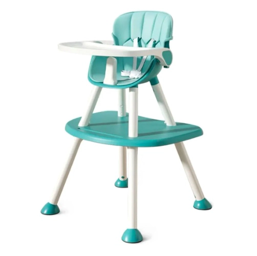 SILLA DE COMER CONVERTIBLE TURQUESA - 1