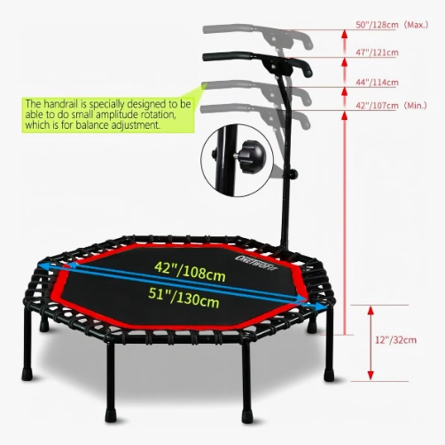 MINI TRAMPOLIN FITNESS YOGA - 5