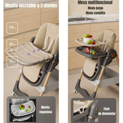 SILLA DE COMER RECLINABLE - 3