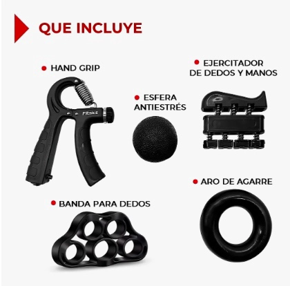 EJERCITADOR DE DEDO FORTALECEDOR DE AGARRE - 5