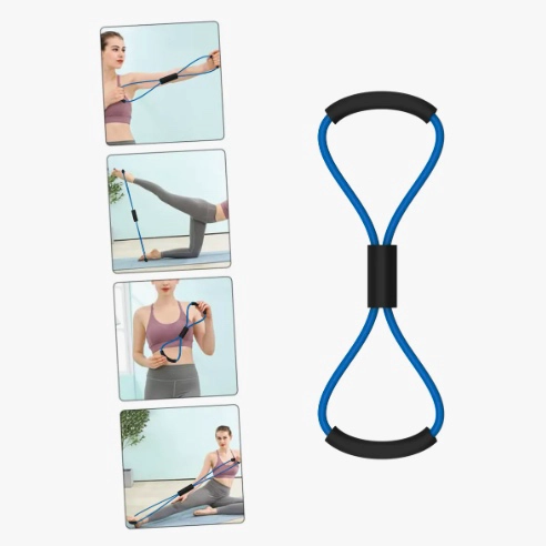 SET 12 ELASTICAS YOGA ARO RING RESISTENCIA - 5