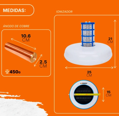 IONIZADOR SOLAR PARA PISCINA - 5