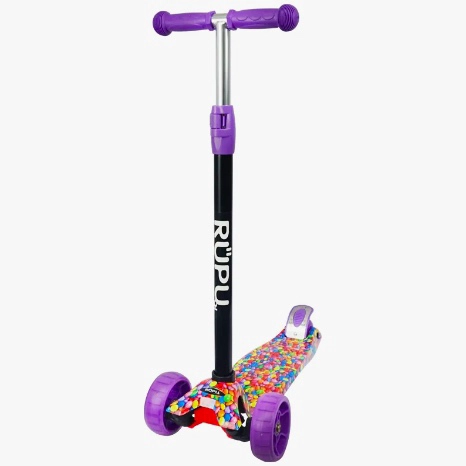 SCOOTER MONOPATIN RUEDA LED REGULABLE - 3