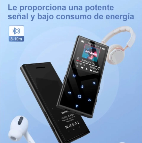 REPRODUCTOR DE MUSICA MP3 MP4 BLUETOOTH HIFI SOPORTA 128 GB - 4