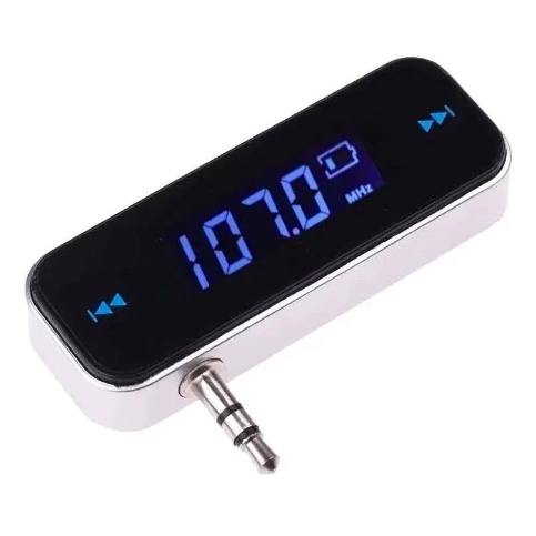TRANSMISOR FM DE AUTO PARA CELULAR UNIVERSAL DE 3.5MM - 2