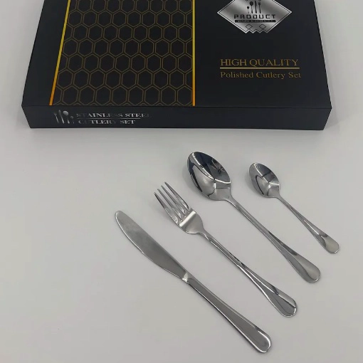 SET DE SERVICIOS ACERO INOLVIDABLE PLATEADO - 3