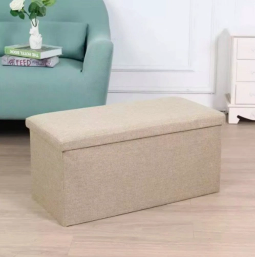 BANQUETA BAUL PUFF BAUL BEIGE - 1