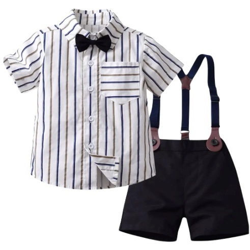CONJUNTO CAMISA DE VESTIR 12 MESES - 1