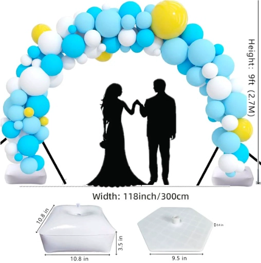 KIT ARCO GLOBOS CON 200 GLOBOS - 3
