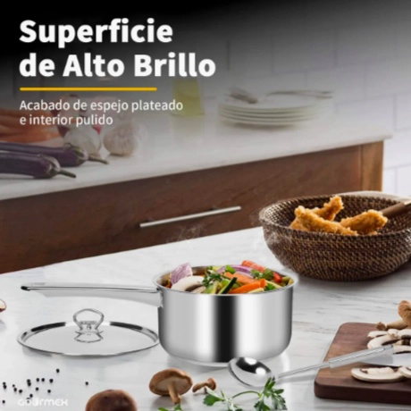 BATERIA COCINA CACEROLAS 15 PIEZAS - 4
