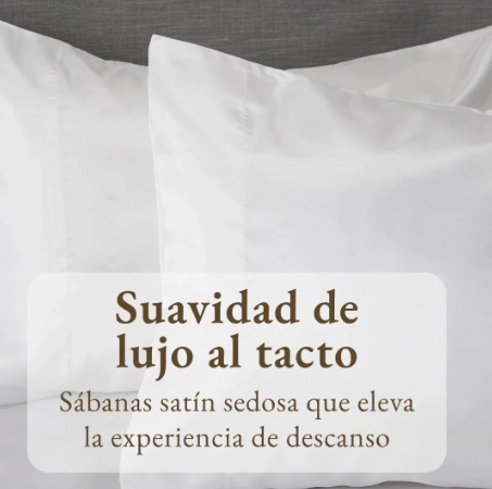 SABANAS SATIN SUPER KING BLANCO - 2