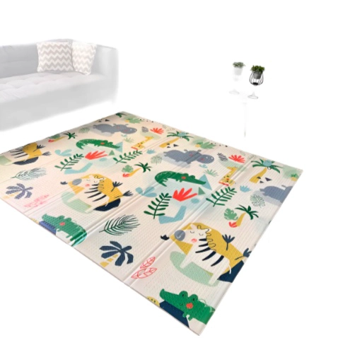 ALFOMBRA ANTIGOLPES NIÑO BEBE SELVA - 1