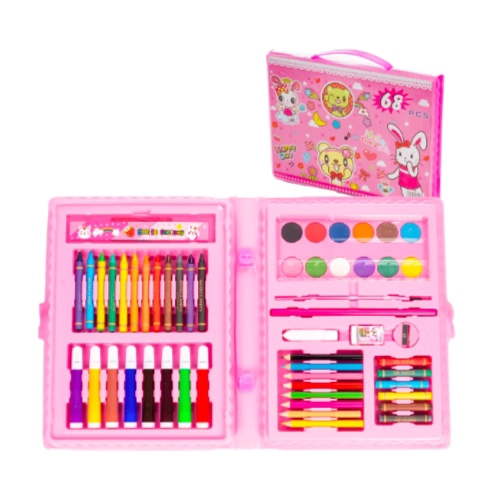 SET DIBUJO PORTATIL 68 PIEZAS PARA NIÑOS - 4