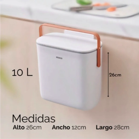 BASURERO PARA COCINA COLGANTE PAPELERA CONTENEDOR - 3