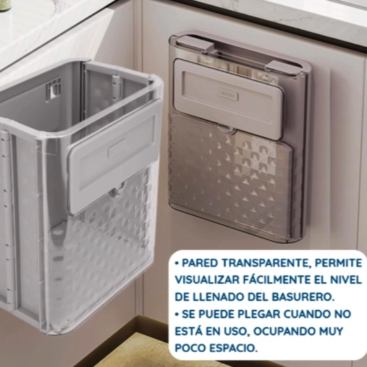 BASURERO PLEGABLE PAPELERA PORTATIL - 3