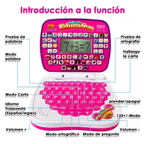 MINI COMPUTADOR EDUCATIVO INFANTIL - 4