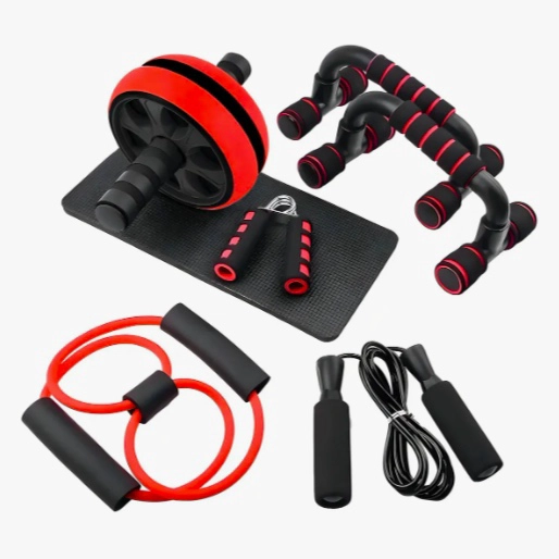 KIT DE EJERCICIO RUEDA PARA ABDOMEN GIMNASIO - 2