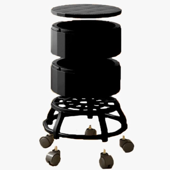 CAJA ORGANIZADORA CON RUEDAS NEGRO - 4