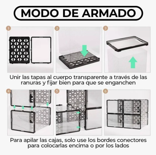 SET 6 CAJAS ORGANIZADORAS - 2