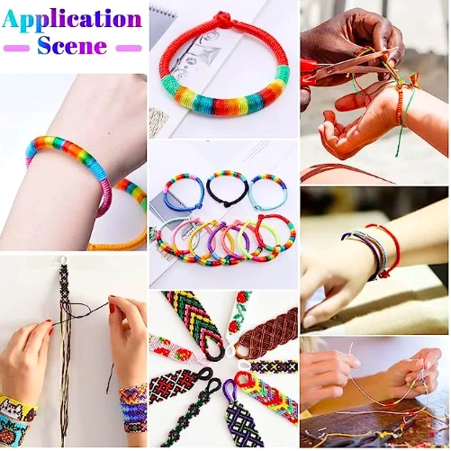 20 COLORES HILO CHINO PARA PULSERAS 0.8MM - 3