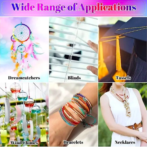 20 COLORES HILO CHINO PARA PULSERAS 0.8MM - 5