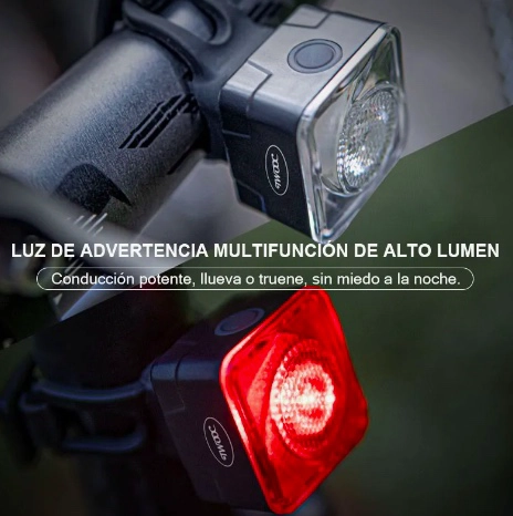 SET DE LUCES BICICLETA USB RECARGABLE - 4