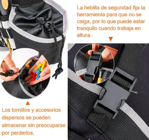 CARPINTERO PORTA TALADRO BOLSO PORTA CINTURON - 2