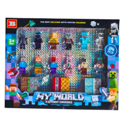 SET MINIFIGURAS MINECRAFT MAGNE TICOS - 2