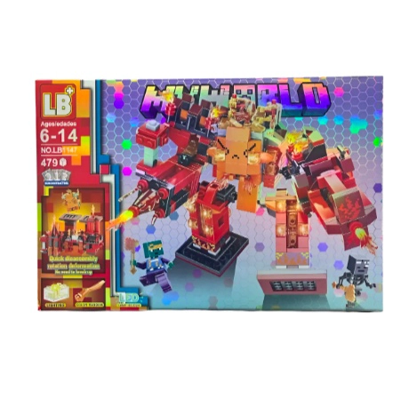 SET MINIFIGURAS MINECRAFT - 1
