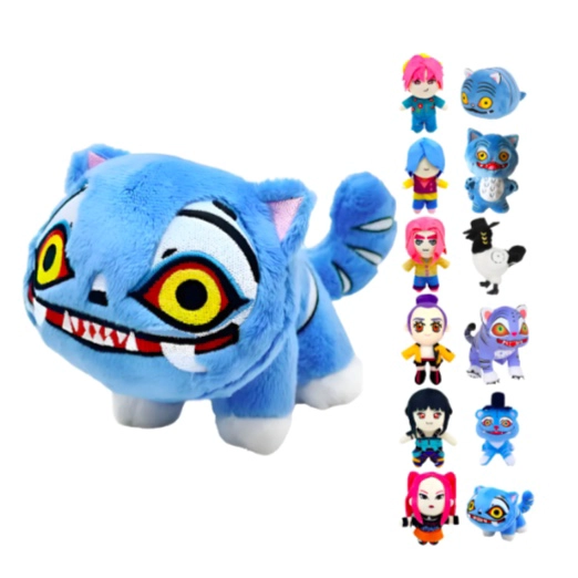 PELUCHE LAS GUERRERAS K-POP DERPY EL TIGRE AZUL - 1