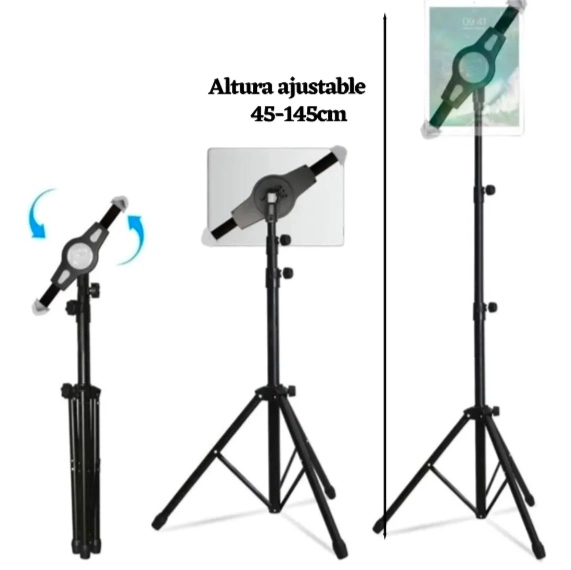 TRIPODE SOPORTE PARA IPAD TABLET / CELULAR - 3