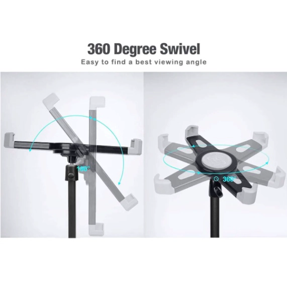 TRIPODE SOPORTE PARA IPAD TABLET / CELULAR - 5