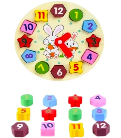 RELOJ FIGURAS GEOME TRICA - 1