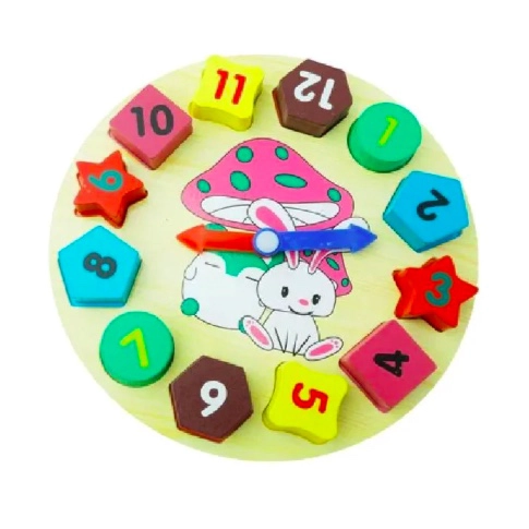 RELOJ FIGURAS GEOME TRICA - 3